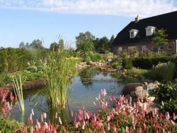 Romantische buitentuin