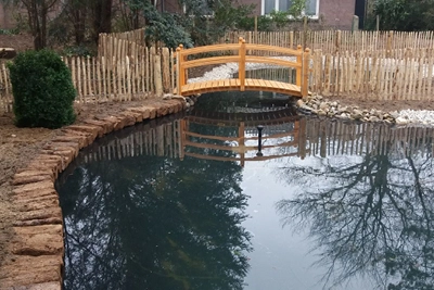 Natuurlijke, kindvriendelijke bostuin in Wehl
