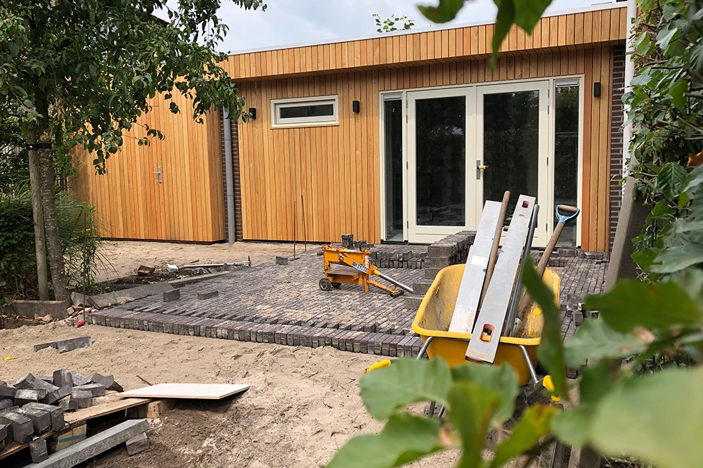 Een efficiënt ingerichte stadstuin in Doetinchem