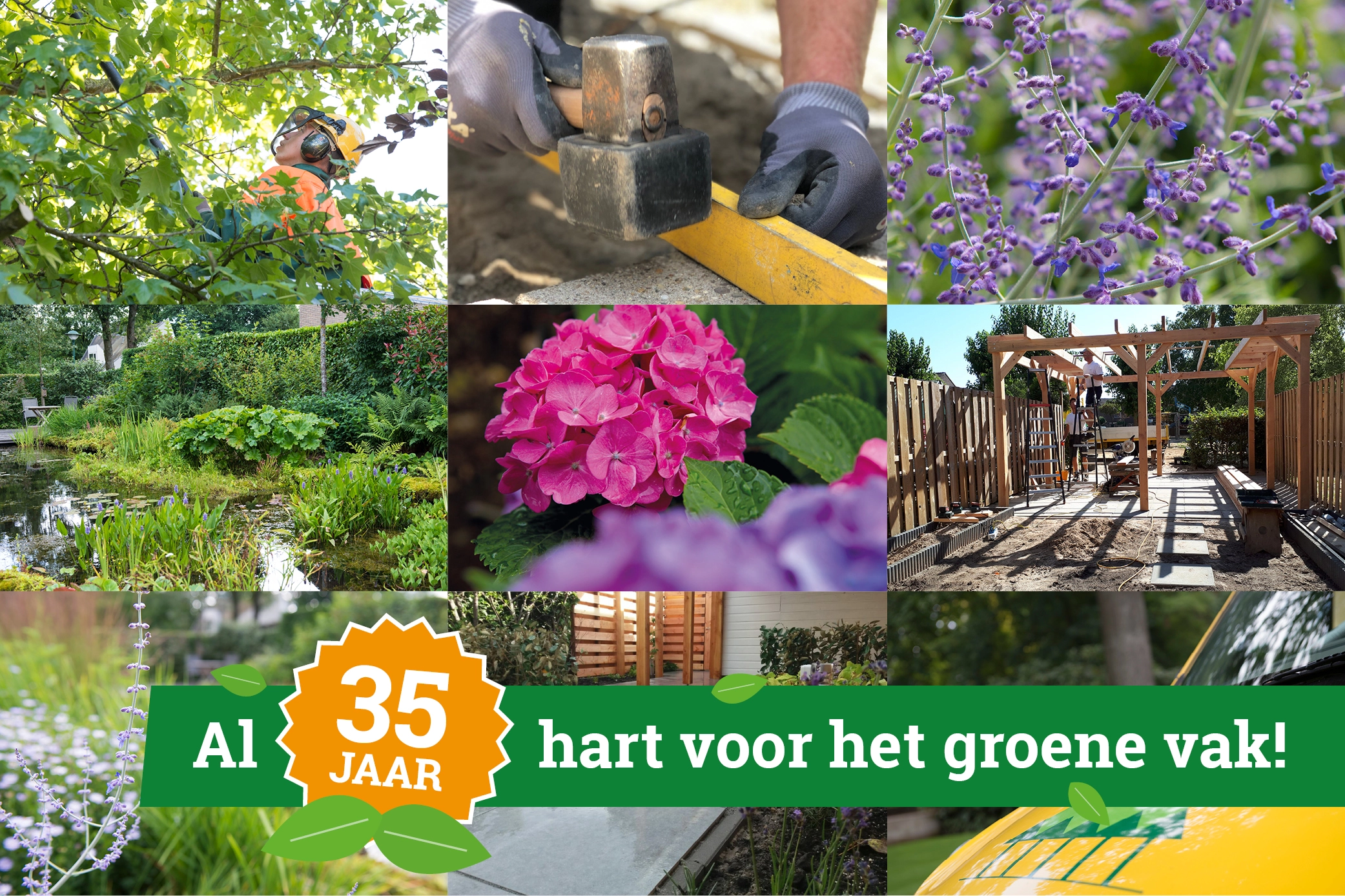 Al 35 jaar hart voor het groene vak
