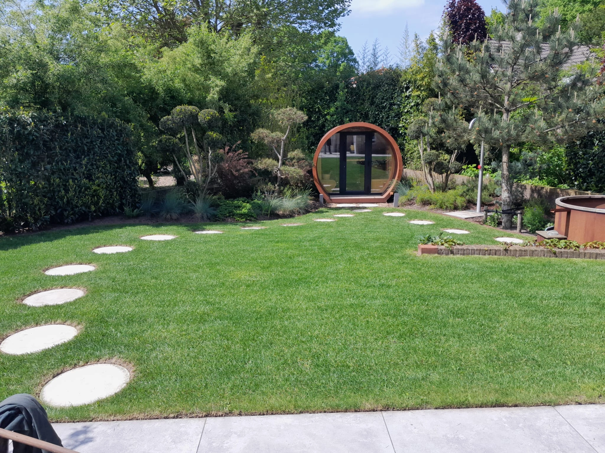 Een complete tuin met wellness