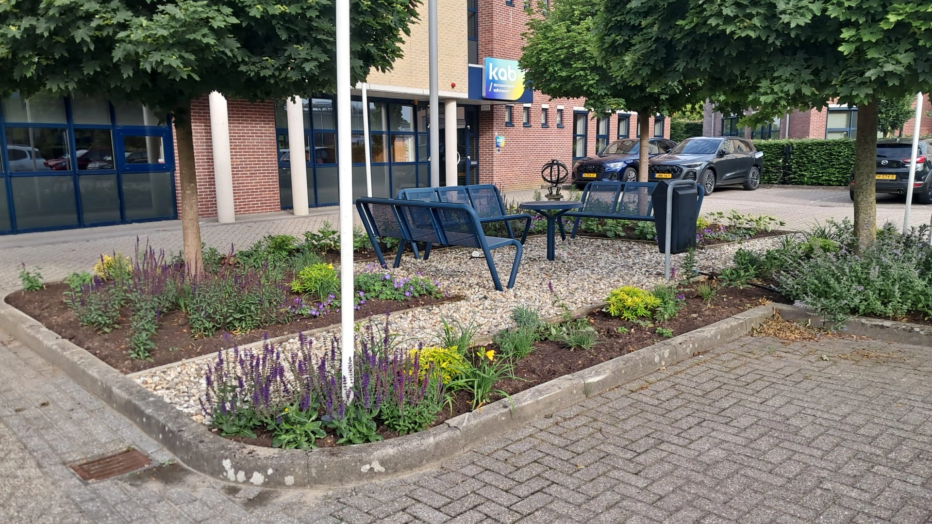 uw klanten verrassen met een geweldige bedrijfstuin als entree